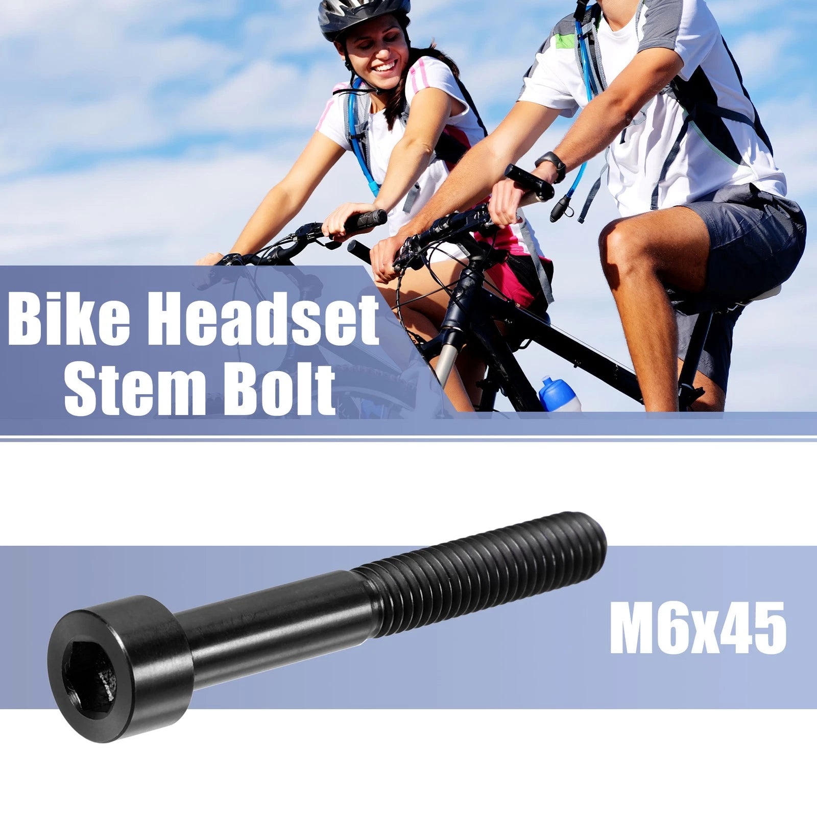 Bike Stem Bolt Universal M6x45 Replacement for Universal Models (1990–2026)