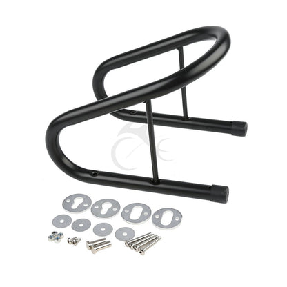 6.5" Black Motorcycle Tire Wheel Chock with Quick Release Hardware