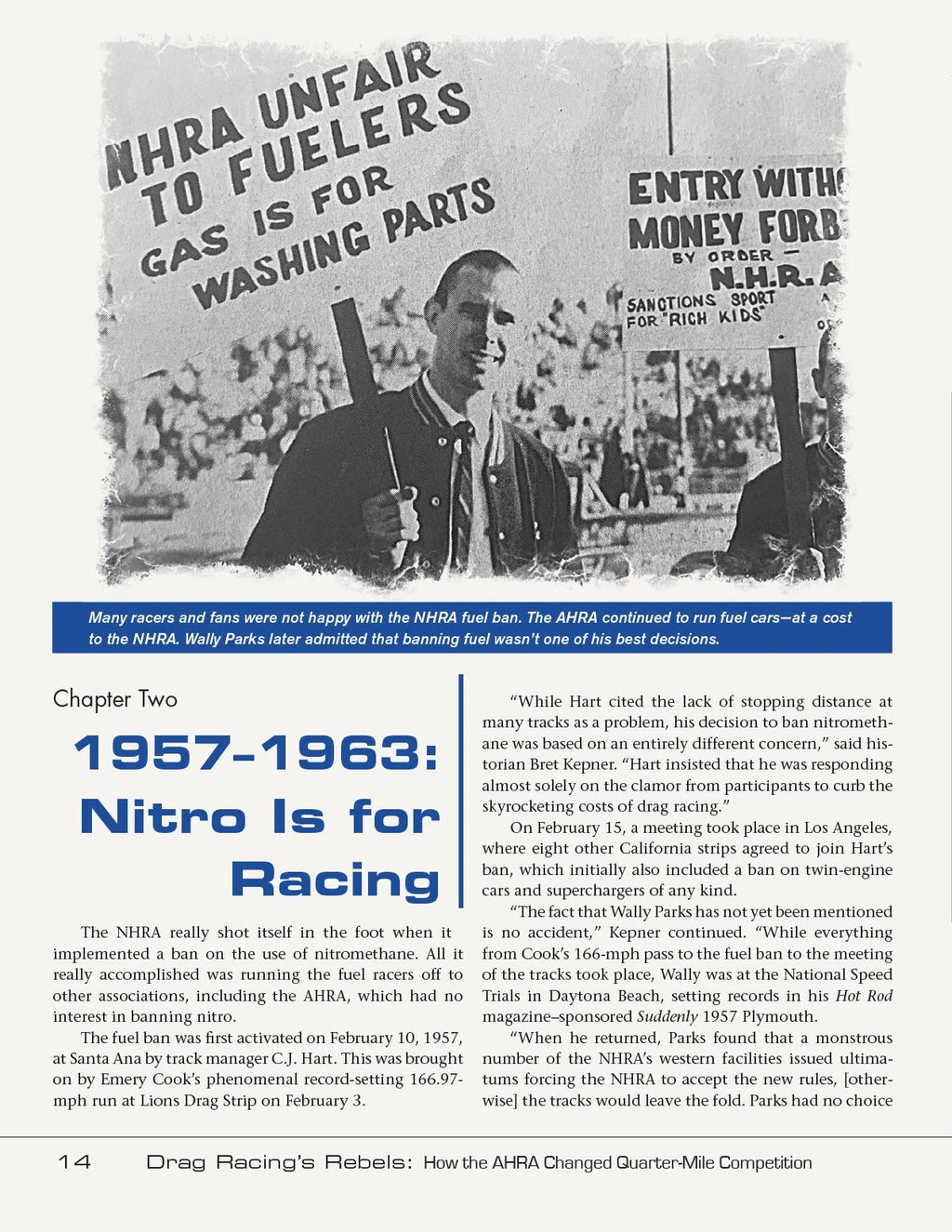AHRA History Book for Drag Racing Enthusiasts