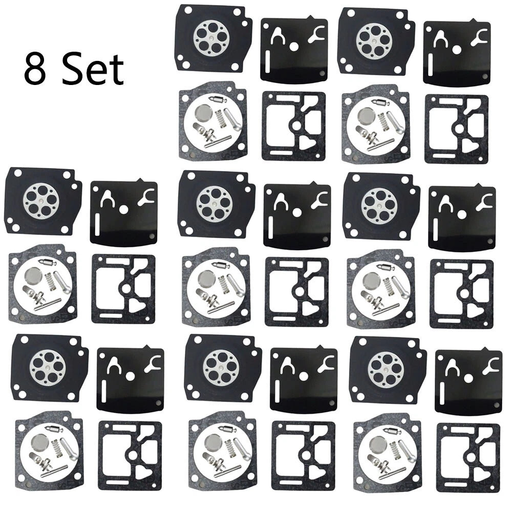 Set of 8 Carburetor Gasket Repair Kits for Stihl MS440 044 (ZAMA RB-36)