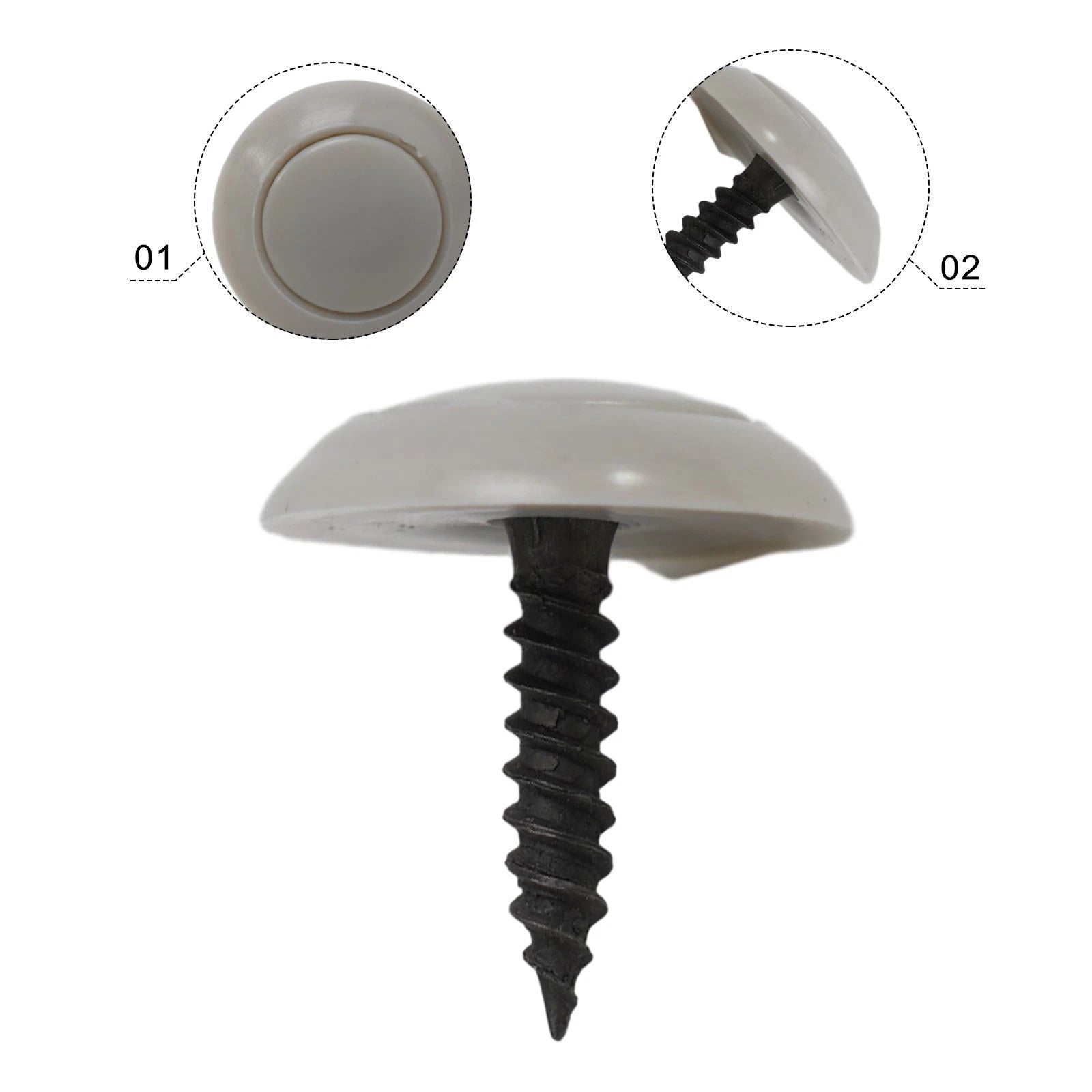 Snap Rivets for Caravans (Functional)