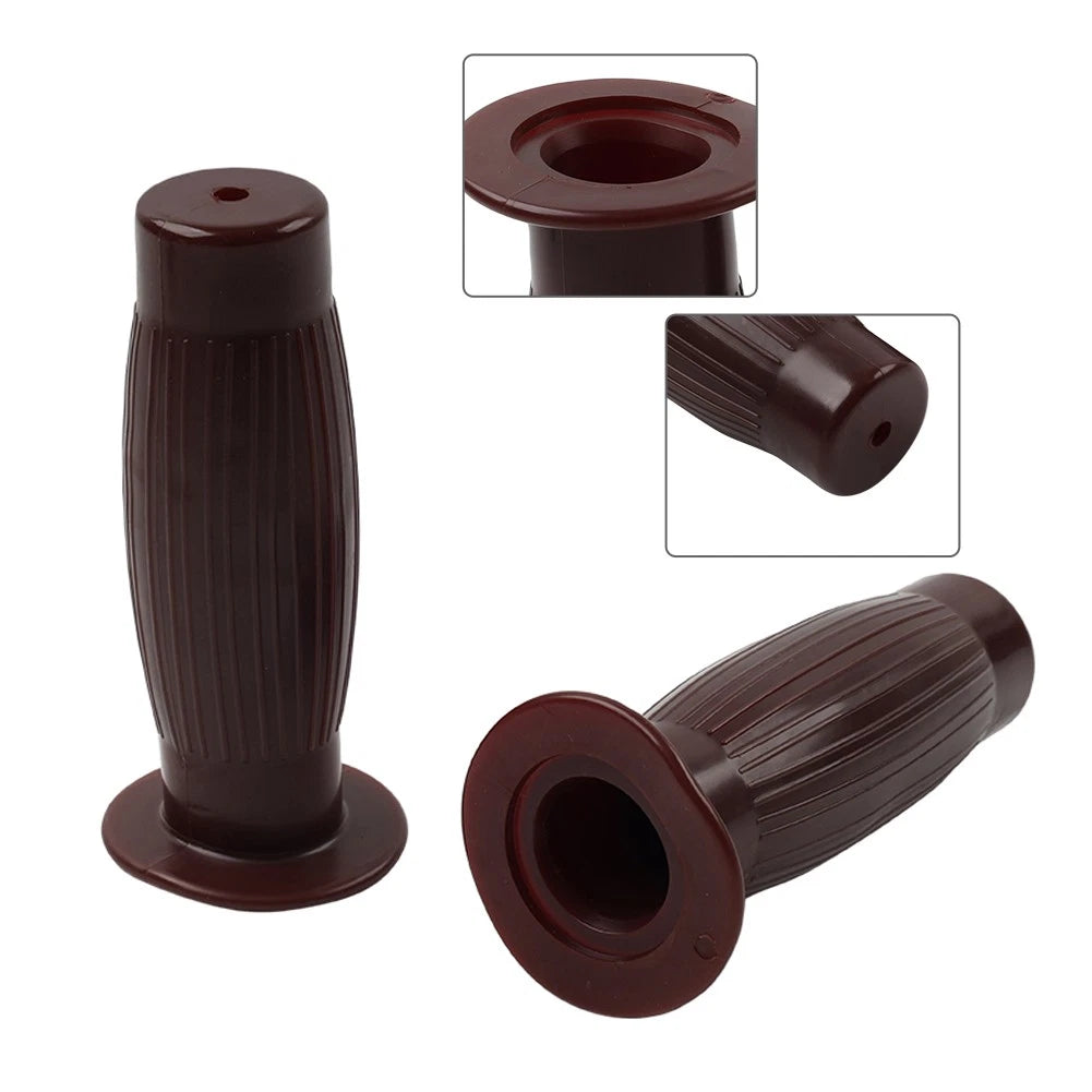 Universal 7/8" 1" Easy-Hold Hand Grips for Vintage Motorcycle (Universal)