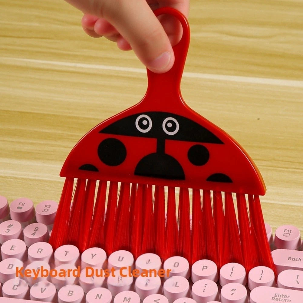 Broom Set with Ergonomic Dustpan for MINI