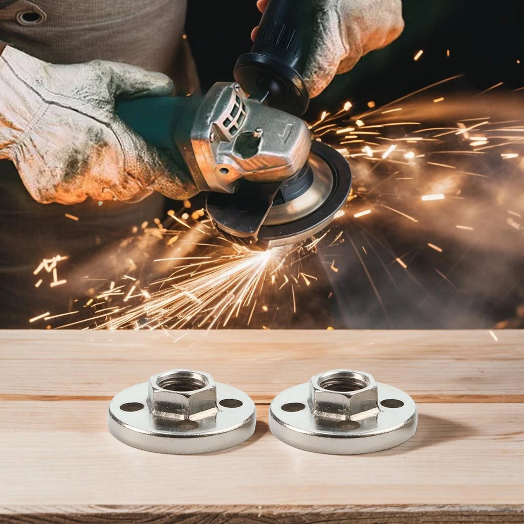 2pcs Pressure Plate Cover Hexagon Nut Tool for Type 100 Angle Grinder