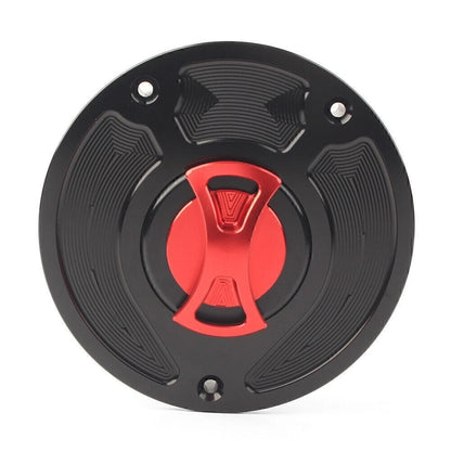Keyless Gas Fuel Tank Cap Cover for Honda CBR1000RR Fireblade (2000–2019) RED