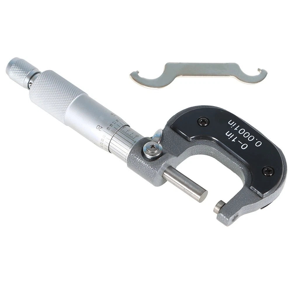 Precision Outside Micrometer 0-1" 0.0001" Carbide Tipped for Automotive