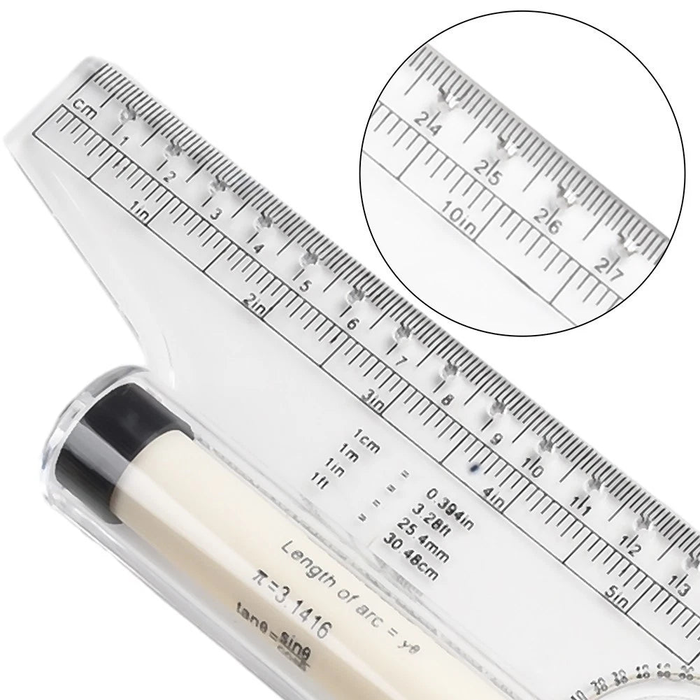 Angle Measurement Balance Ruler for Easy Measurements