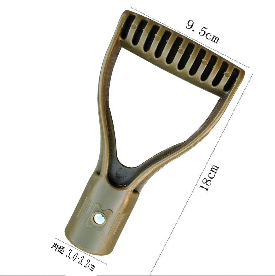 D Grip Plastic Handle for Snow Scoop Rake Shovel Fork Tool (31mm ID)