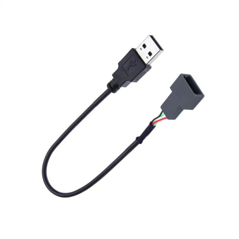 4 PIN Plug USB CD Radio Media Wire Cable Adapter for Hyundai Sonata Kia Sorento