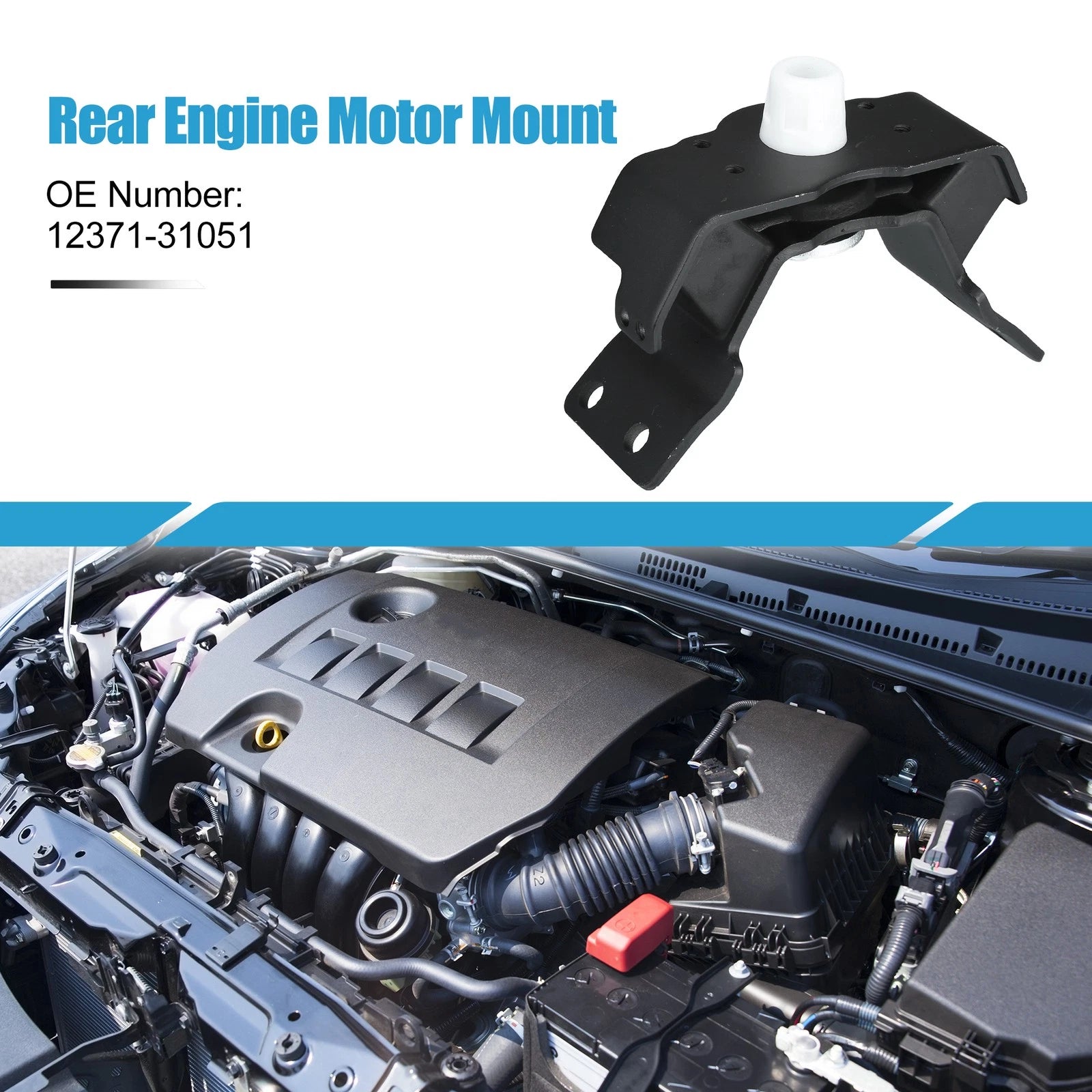 Engine Motor Mount Rear Replacement for Toyota 4Runner (2003–2022)