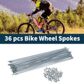 Bicycle Spokes Nipple Set 45 Steel Galvanized 13G for Universal (Any Year)