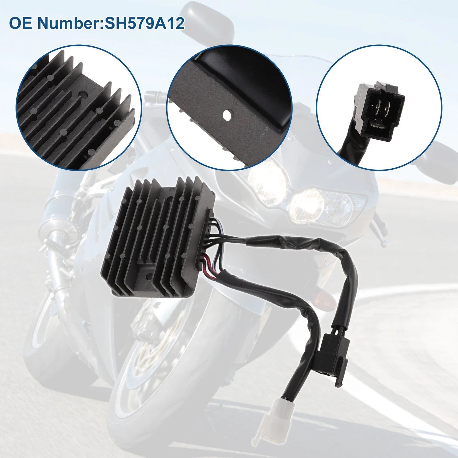 SH579A12 Voltage Regulator Rectifier for Suzuki TL1000R (1998–2003)