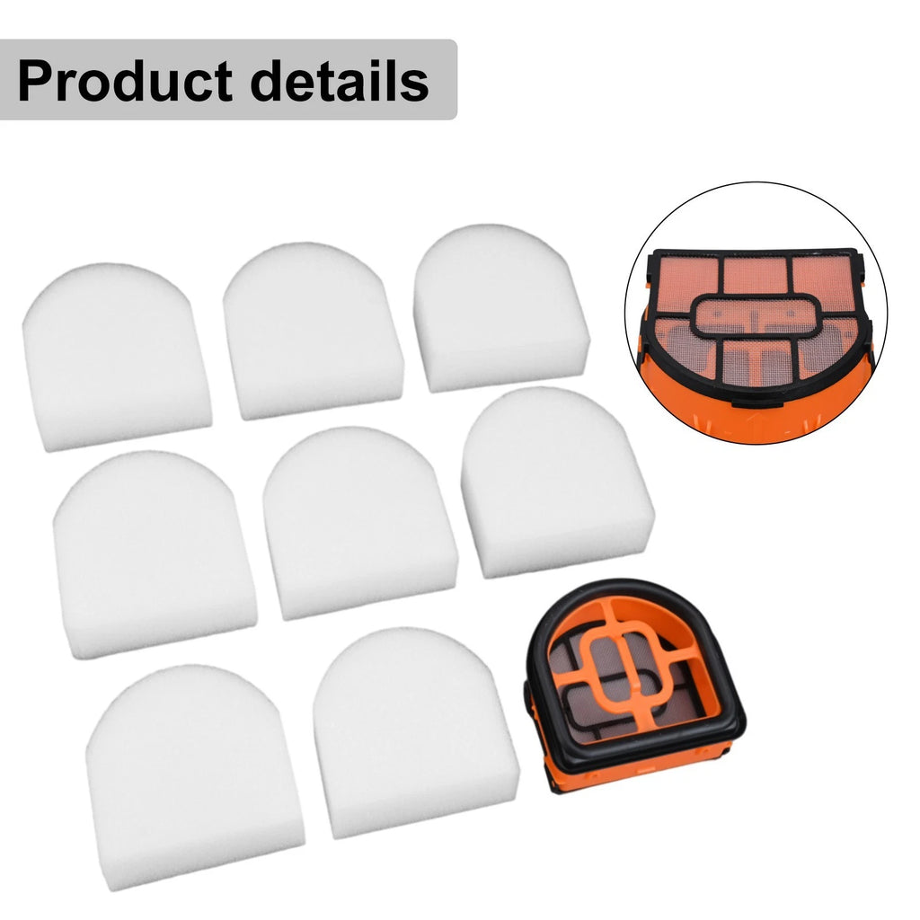 Foam Filter Set for Shark Vacuum Cleaner AW201 (9 Piece Replacement Kit)