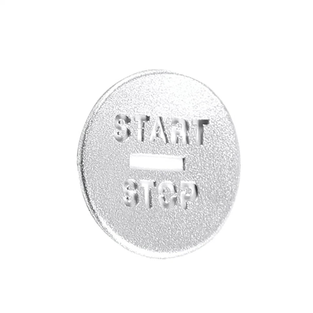 1pc Aluminum Alloy Silver Start Stop Button Cover Kit For Jaguar XF 2008-2015