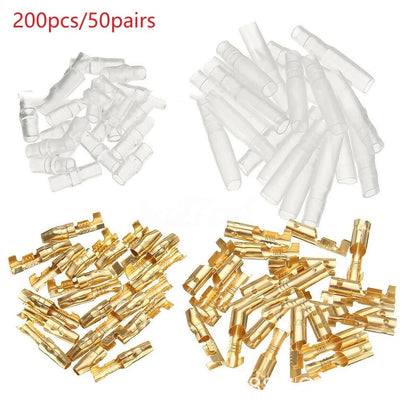 200 Pcs Bullet Connector Terminals for Automotive Applications