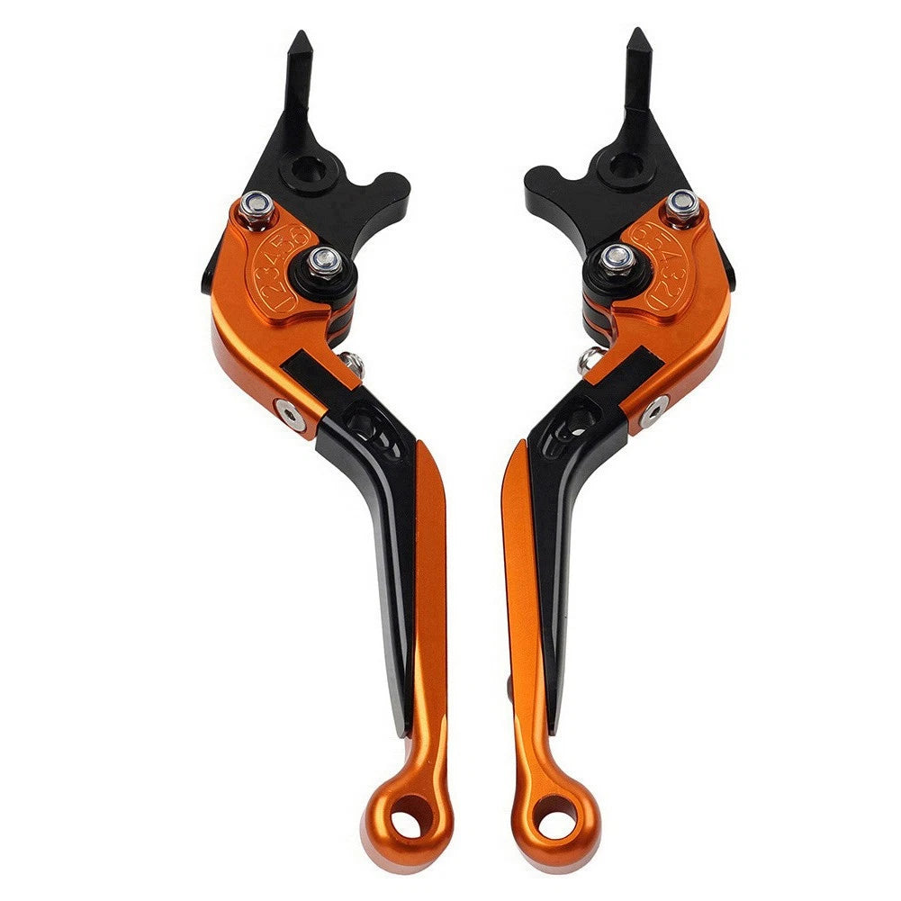 Folding Extendable Brake Clutch Levers for Honda CB1100 (2013–2020) - Orange