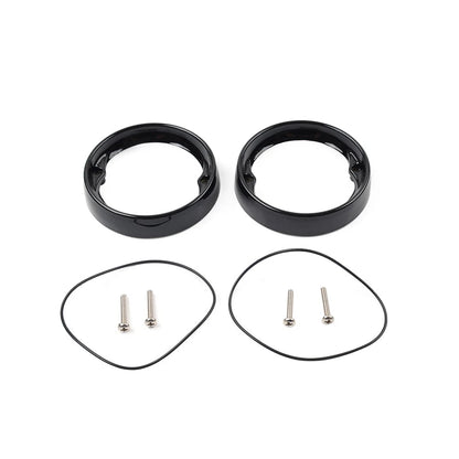 1 Pair Turn Signal Bezels for Harley Road King/Glide/Electra Glide (Black)