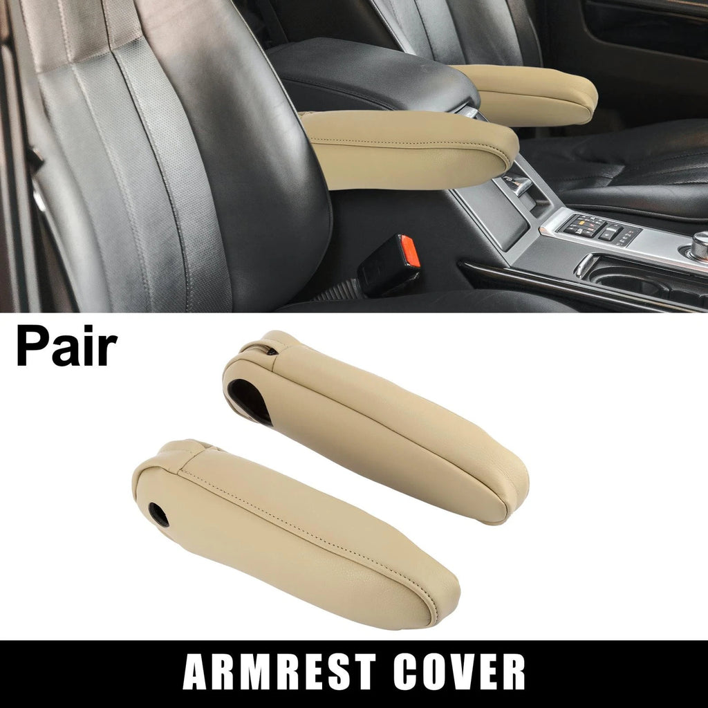 Seat Armrest Cover Pair Front Replacement Beige for Lexus RX350 (2010–2015)