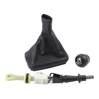 Leather Manual Shift Knob for Opel Corsa C (2000–2006)
