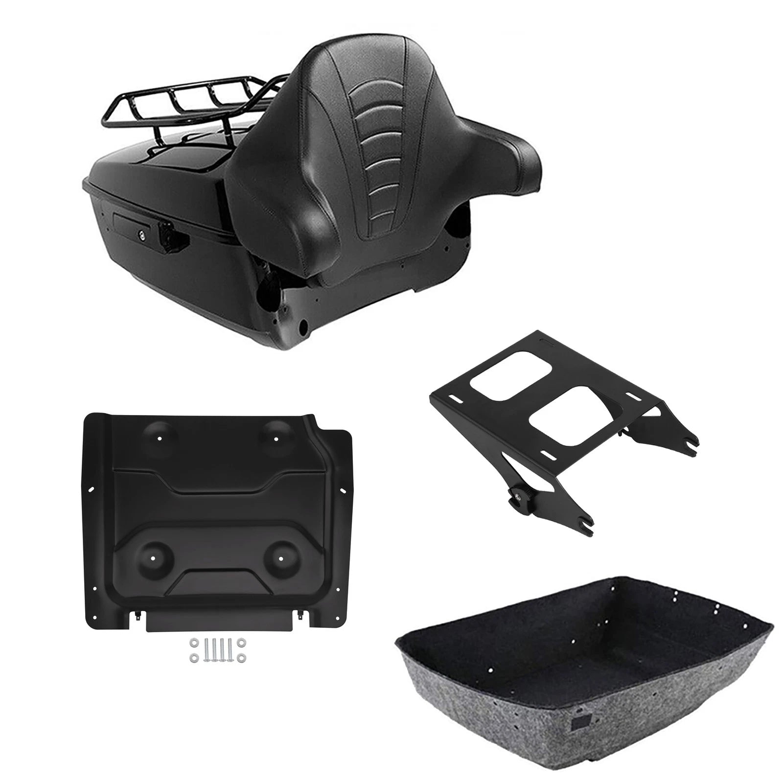Trunk Luggage Pad Mounting Rack Plate for Harley Touring (2014–2026)