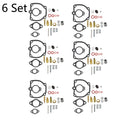 Set of 6 Carburetor Kits for IH Farmall Super H M W4 O4 W6 O6 Tractor