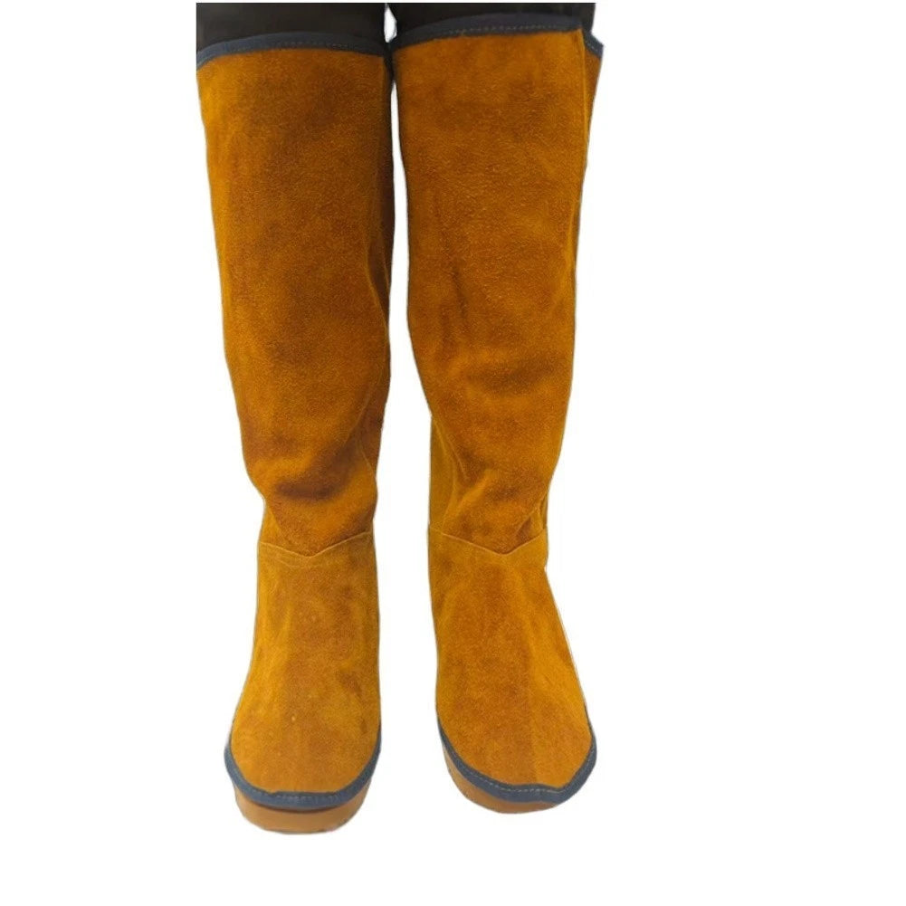 Leather Welding Spats for Shoe Protection 50cm Long