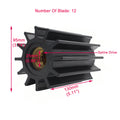 12 Blade Impeller for Johnson Pump F95 Series (09-820B, 51.06506.0106)