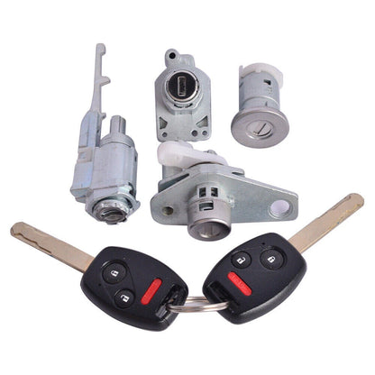 Ignition Switch Door Trunk Lock Cylinder Set with Keys for Honda Civic (2006–2008)