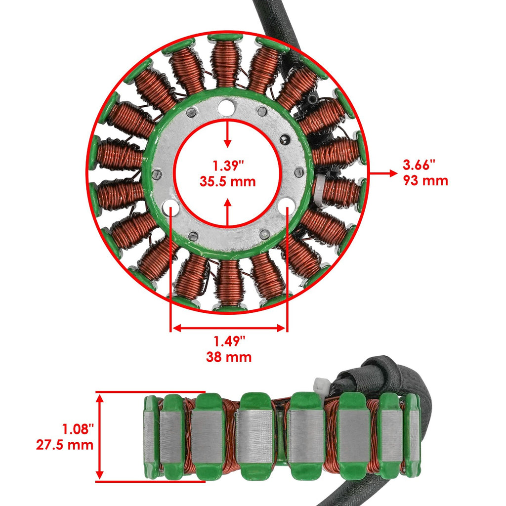Stator Replacement for Suzuki GR650 GR650X Tempter 650 (1983) Generator