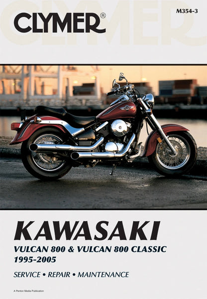 Clymer Repair Manual for Kawasaki Vulcan 800 & Classic (1995–2005)