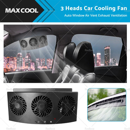 3X Exhaust Cooling Fans for Car (Universal Fit)