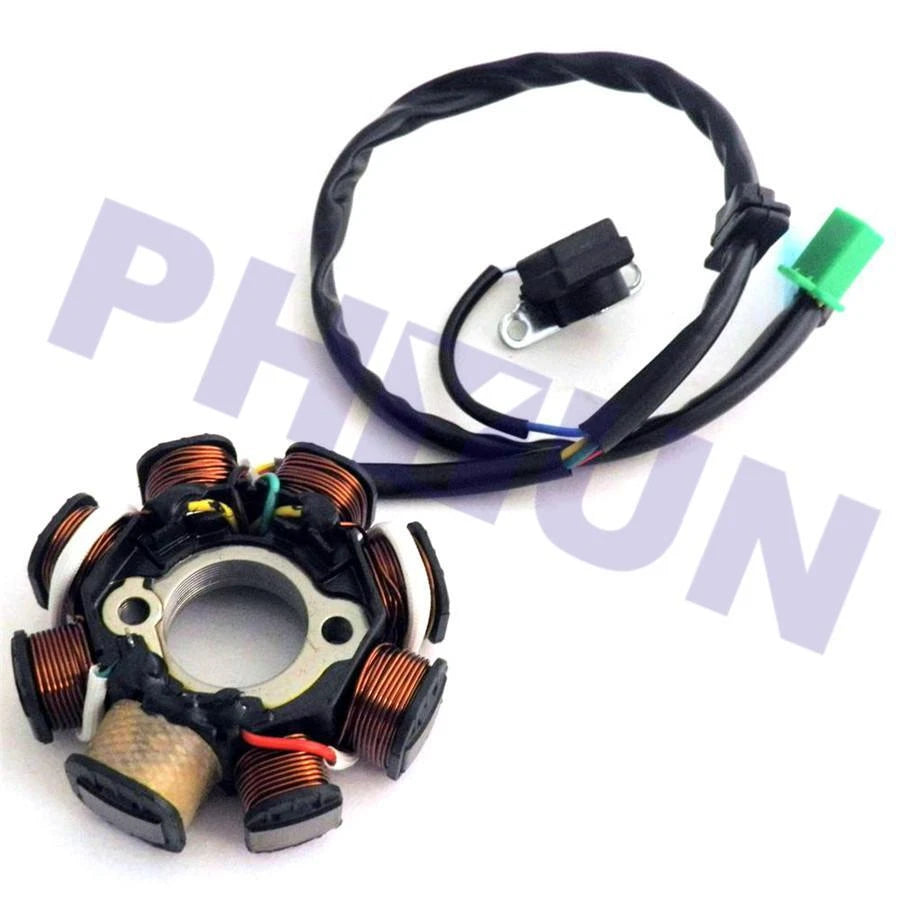 DC Ignition Stator Magneto Coil Generator 8 Pole for GY6 150cc 125cc (2000–2023)
