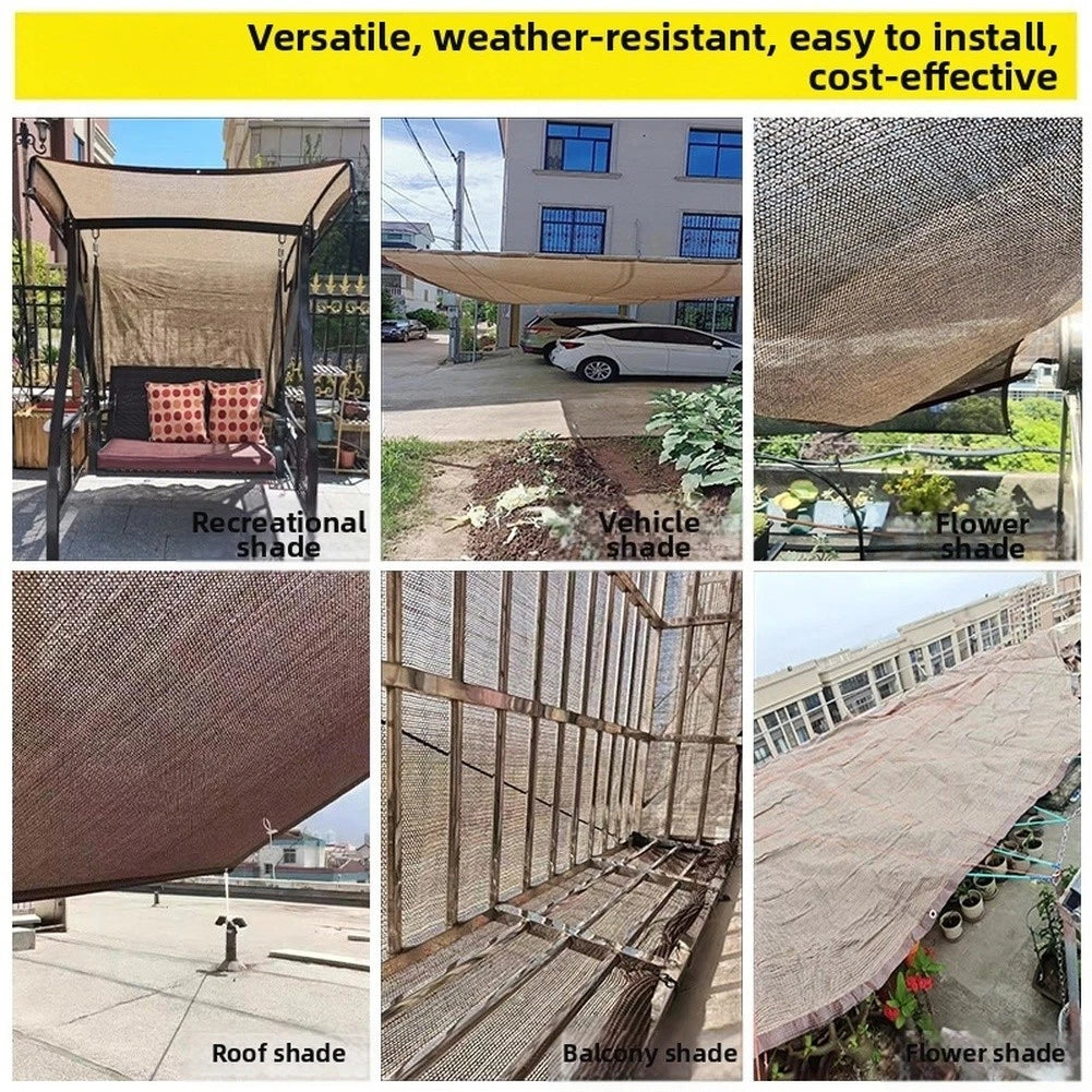Shade Cloth Mesh for Garden Vehicle Plant Coverage (HDPE)