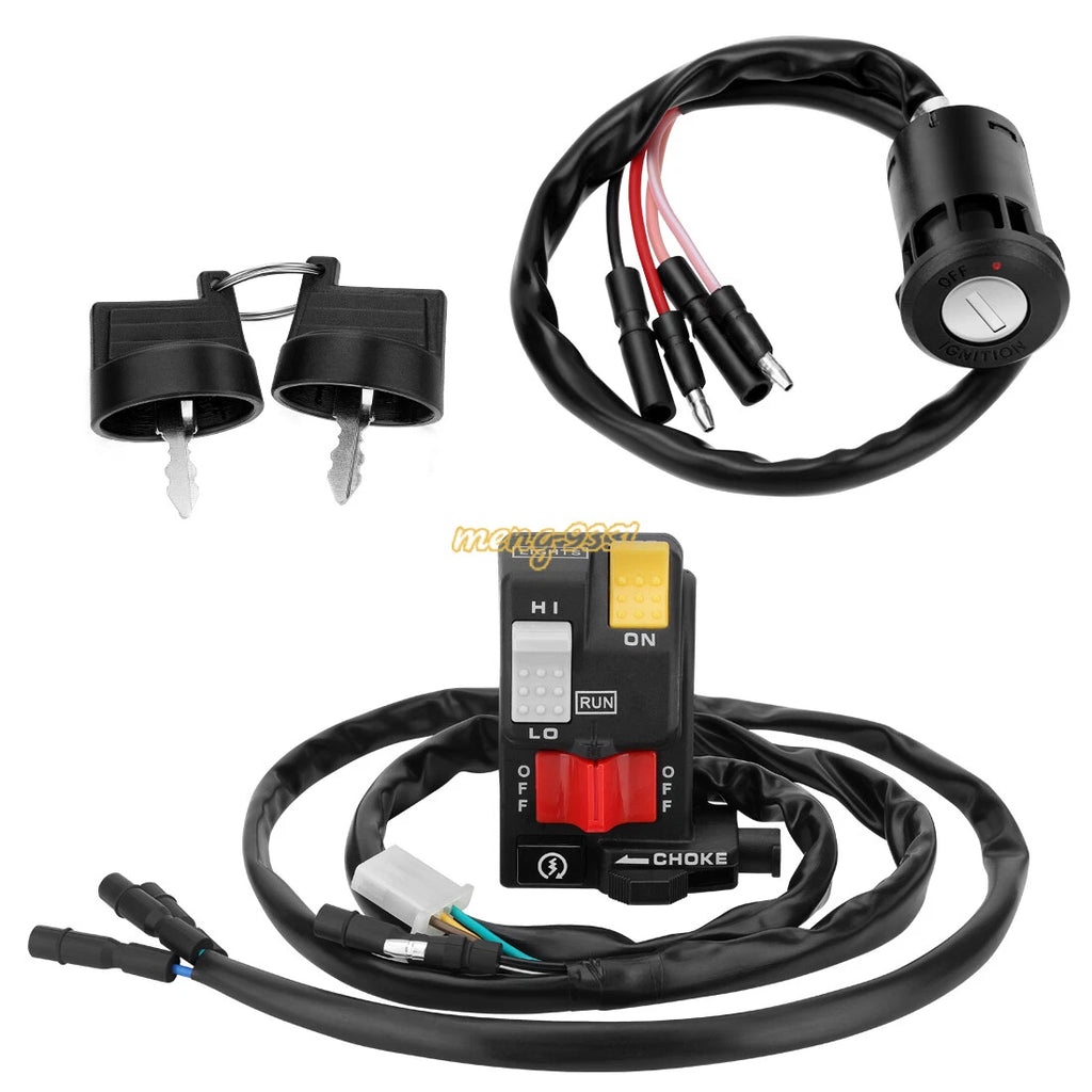 Handlebar Switch & Ignition Key Switch for Honda FourTrax 300 (1988–2000)