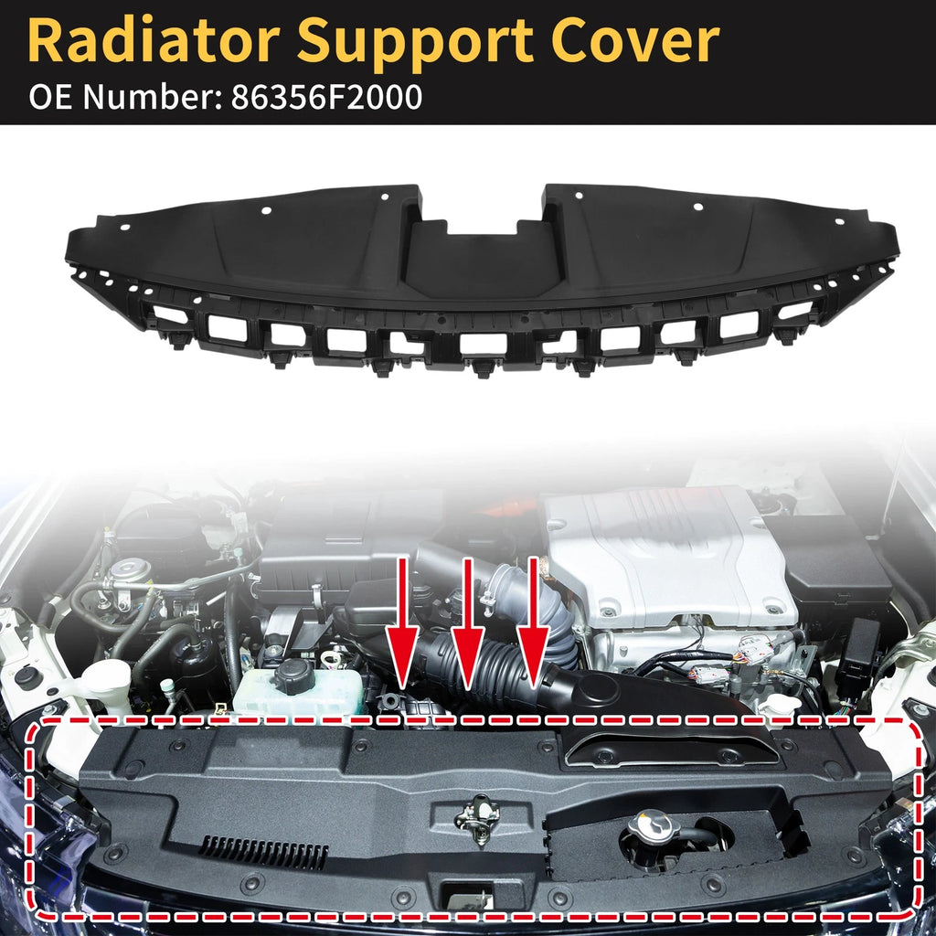 Radiator Support Cover Replacement for Hyundai Elantra (2017–2018)