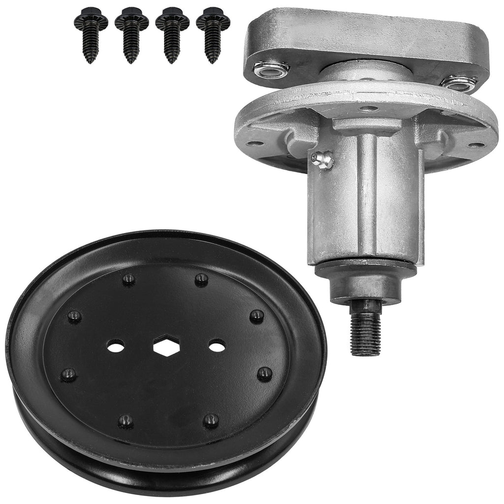 Deck Spindle Assembly and Pulley Replacement for John Deere GX20367 (2007–2012)