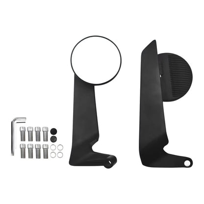 Wide-Angle Motorcycle Mirror for Night Riding