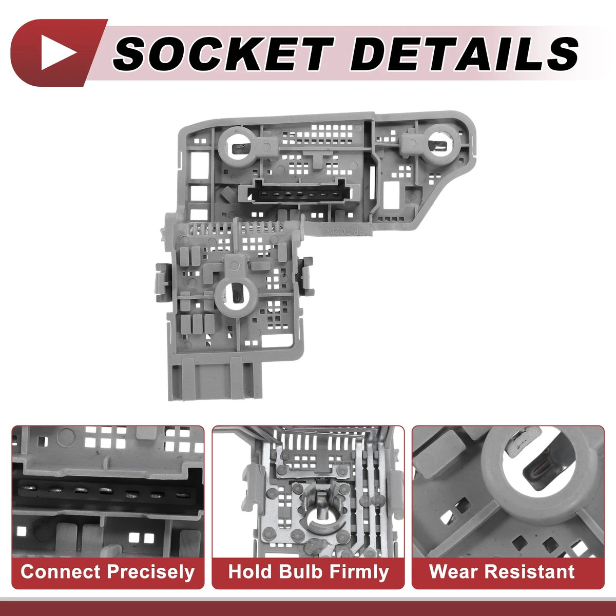 1 Pc Light Socket for Mercedes-Benz C-Class W204 (2012–2014) No. 2048202277