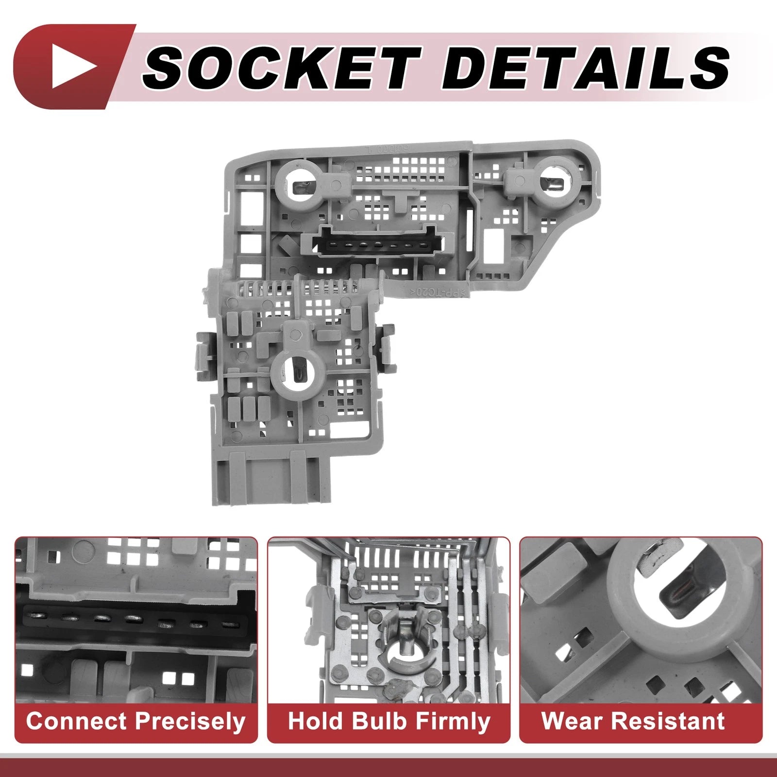 1 Pc Light Socket for Mercedes-Benz C-Class W204 (2012–2014) No. 2048202277