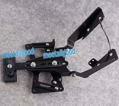 Black Rear License Plate Bracket CNC for Suzuki GSXR 1000 (2007–2008)