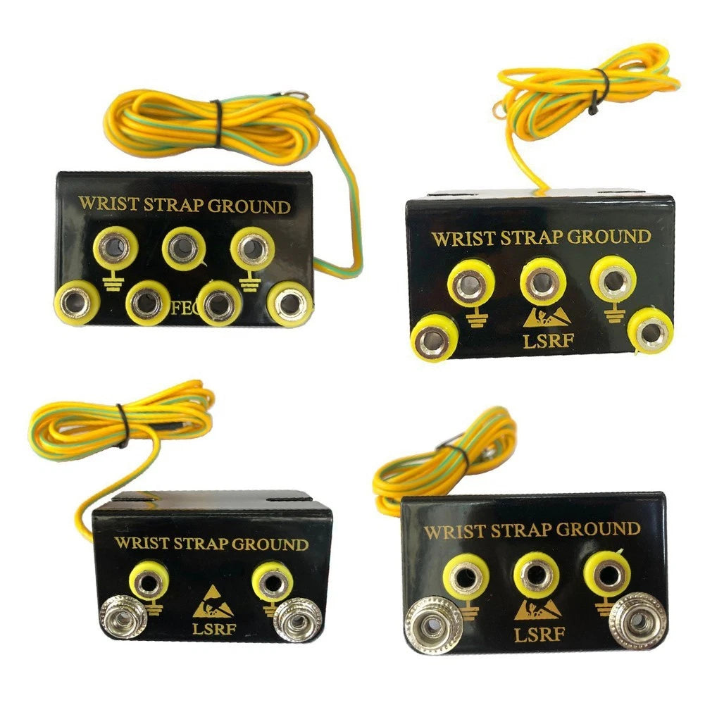 Electrostatic Grounding Base L-Shaped with Multihole Design for Industrial Labs