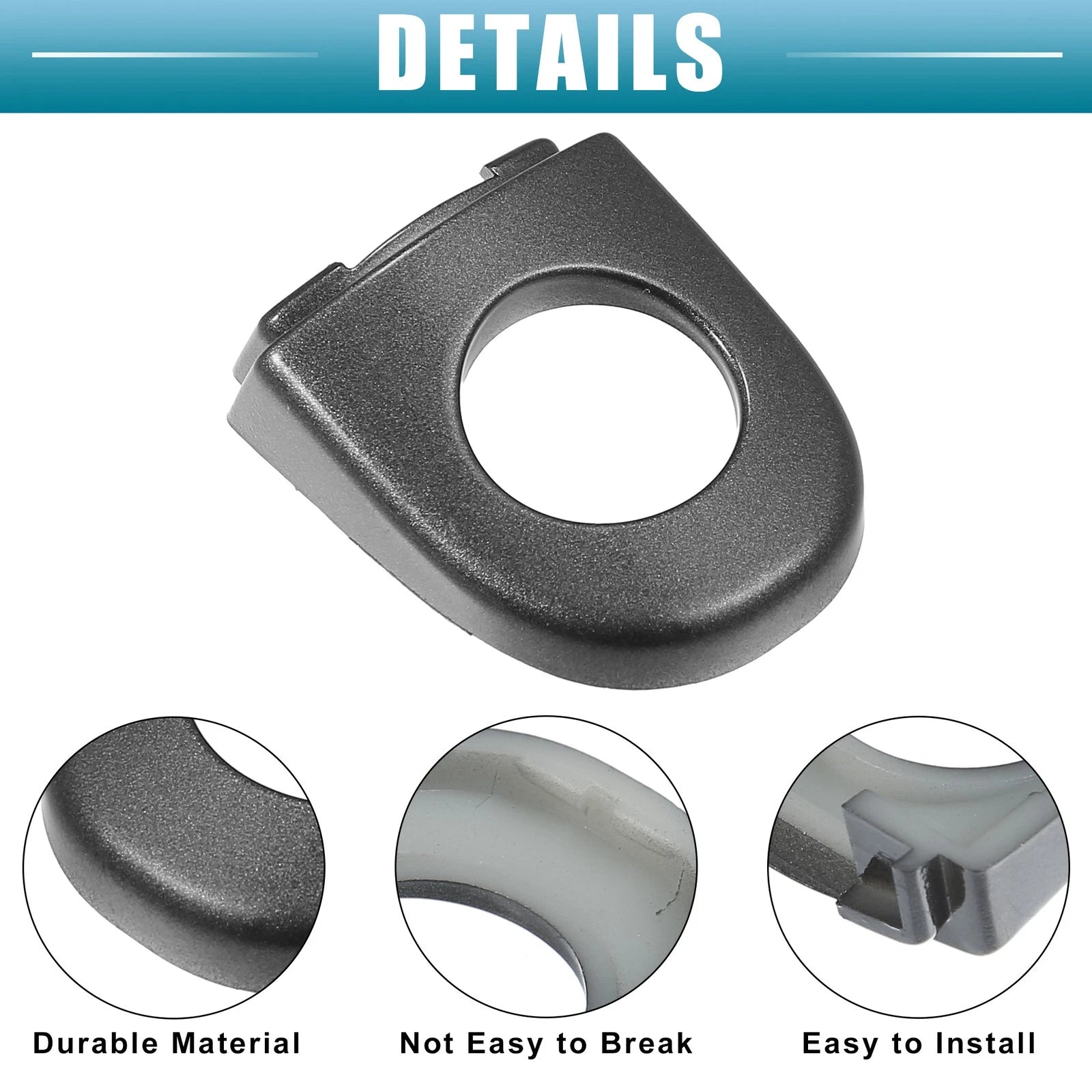 Exterior Door Handle Lock Cover Cap Front Left for Volkswagen Jetta (2011–2016)