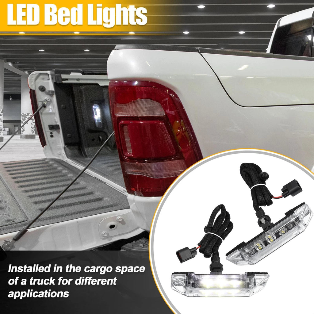Truck Cargo Bed LED Light Kit Set for Dodge Ram 1500 2500 3500 (2003–2024)