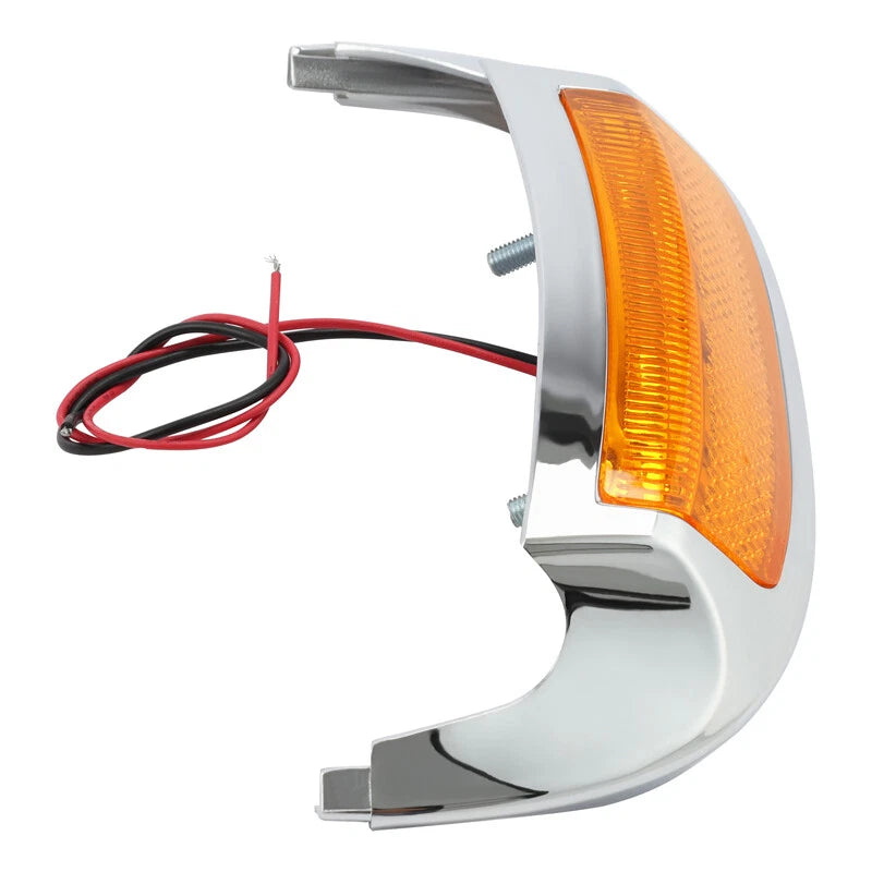 Chrome Front Fender Tip Light for Harley Electra Glide FLHT (2014–2022)