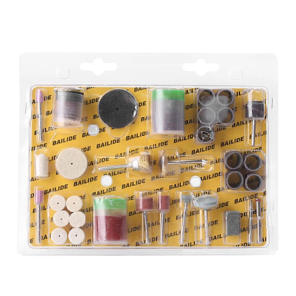 105pcs Drill Bit Rotary Set Kit Hobby Polishing Grinding Sanding Engraving