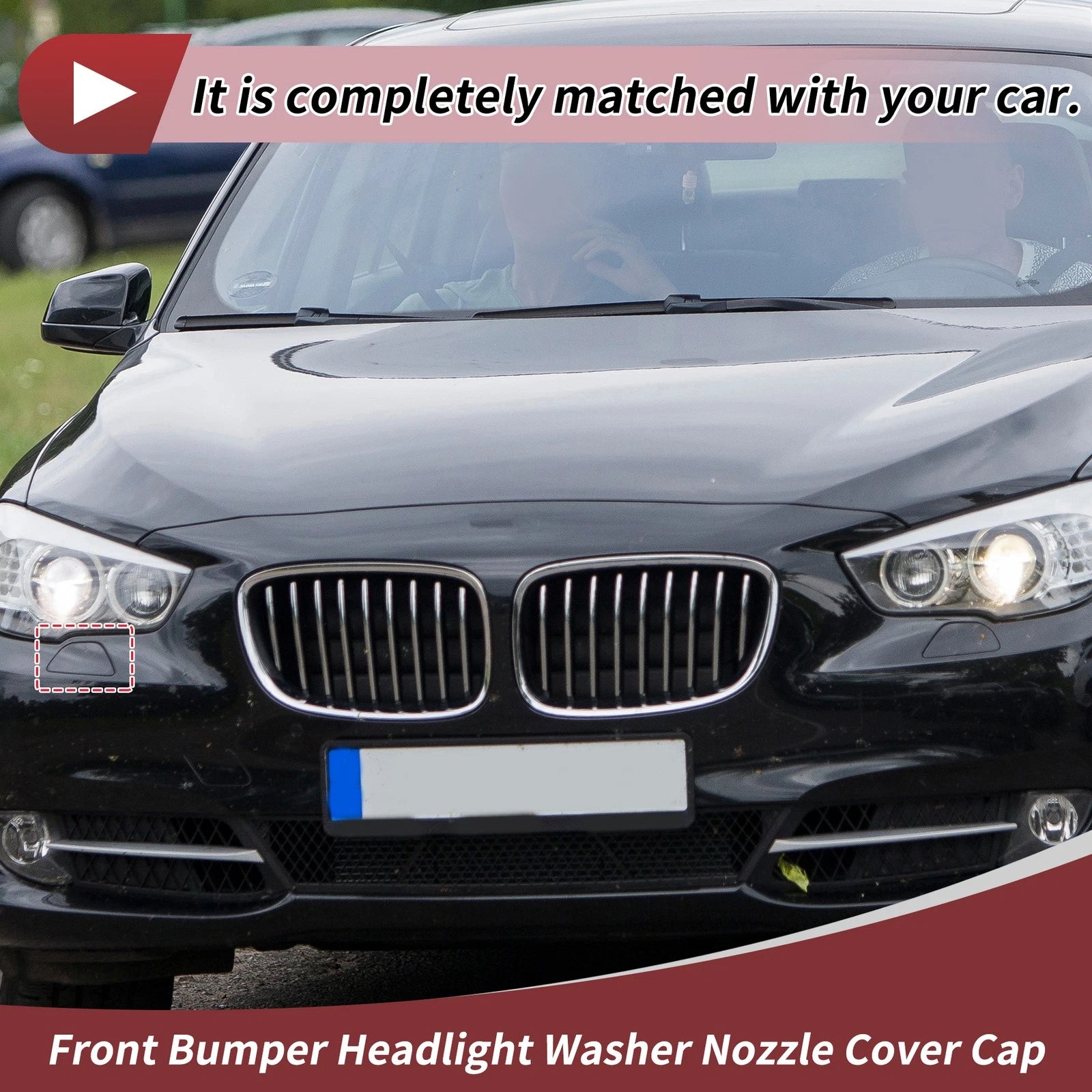 Front Right Washer Nozzle Cover Cap Replacement for BMW 535i GT (2010–2017)
