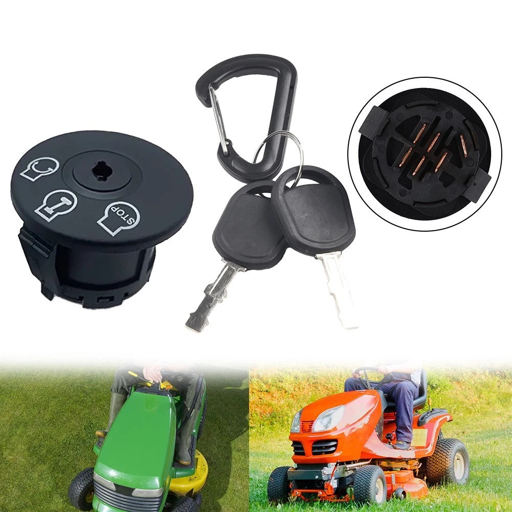 Ignition Switch Set with Keys for Lawn Mowers (3 Position)