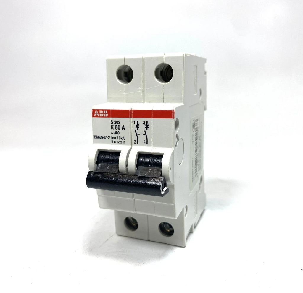 2X Circuit Breaker Switch ABB NEC 60947-2 K 50A - 2 Pole