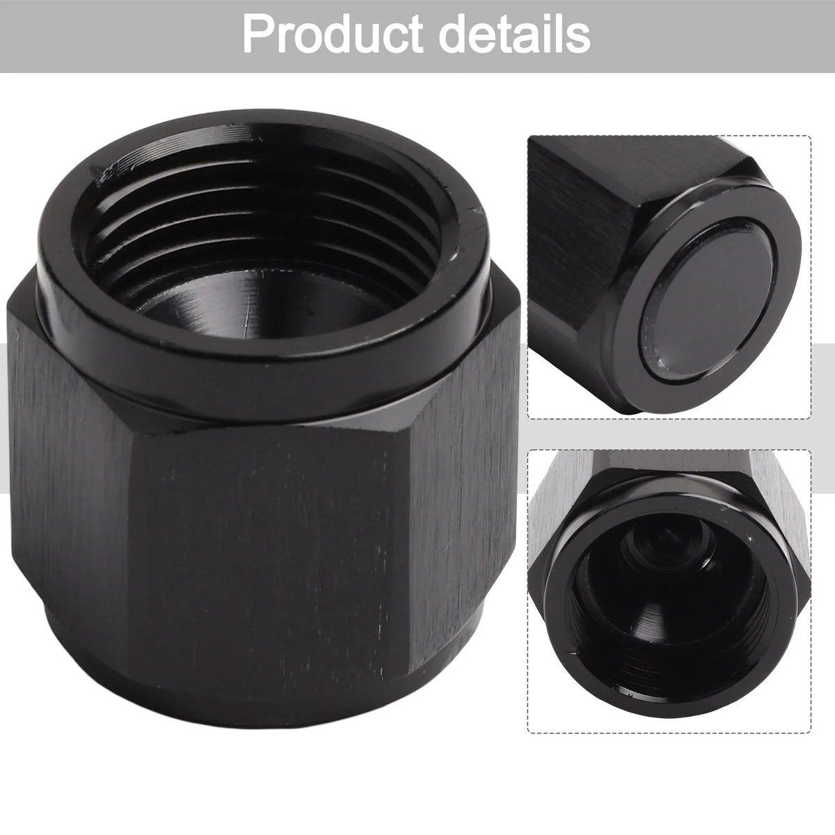 Anodized Aluminum Flare Cap Fittings for Enhanced Appearance and Durability