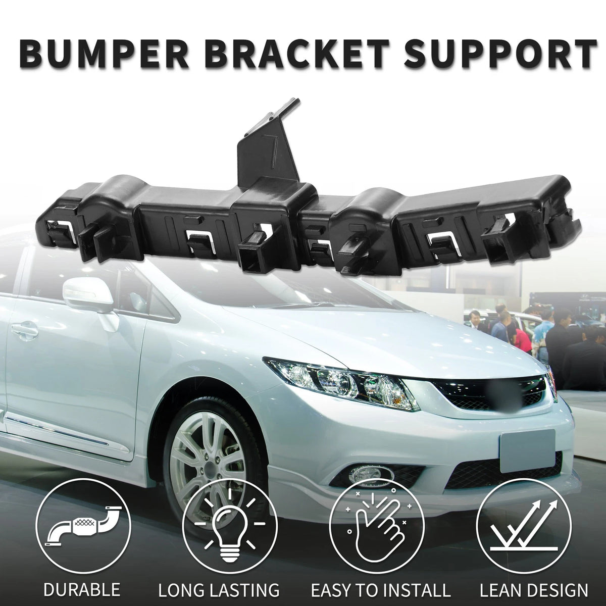 1pc Left Front Bumper Retainer Bracket No. 62223DF30A for Nissan Rogue Sport (2017–2021)